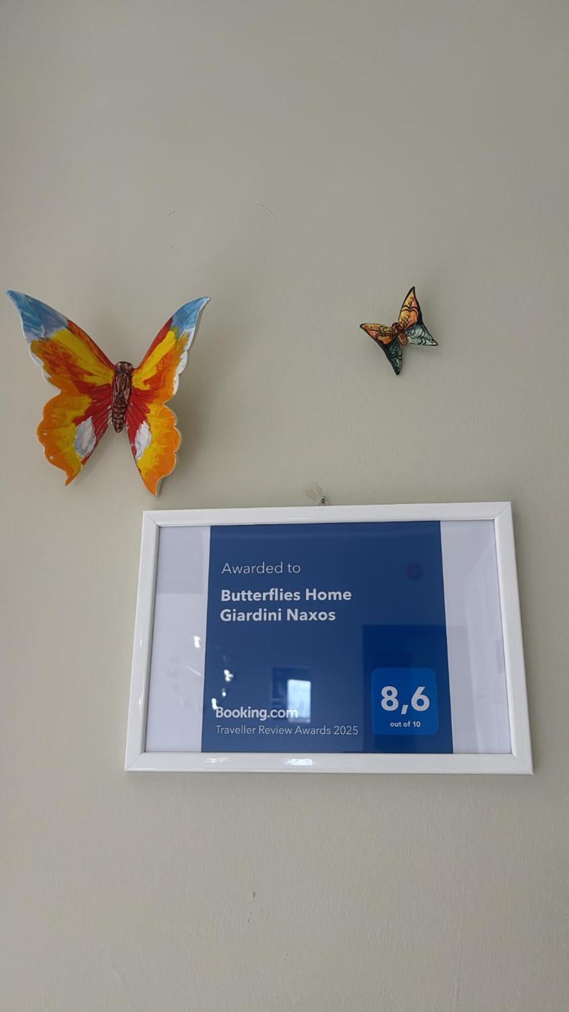 Appartamento Giardini Naxos Butterflies Home スキゾ エクステリア 写真